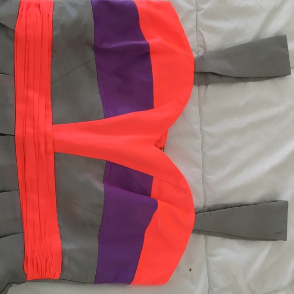 Lipsy London silver and neon mini dress, UK8 (US4, but I’d say more a 2) - Picture 4 of 5